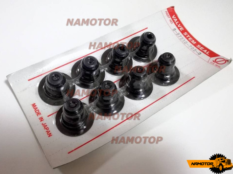 Маслосъемные колпачки MV723, 8-97210-702-0, BV6144-E0, JF-66027,  4HJ1, 4HE1, 4HK1 NOK шт